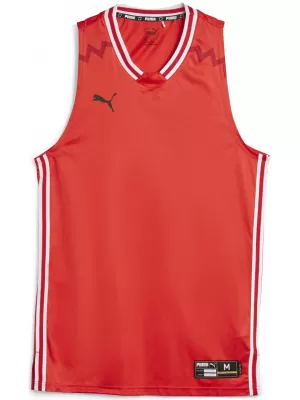 Mužský dres PUMA HOOPS TEAM GAME JERSEY 67662804 ČERVENÁ PUMA