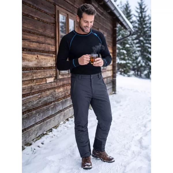  Pánsky termo set ALTISPORT GAIN ČIERNA/MODRÁ 