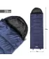Spací vak PENTAGON SENTINEL SLEEPING BAG 220GR/M² D19001 POLNOČNÁ MODRÁ