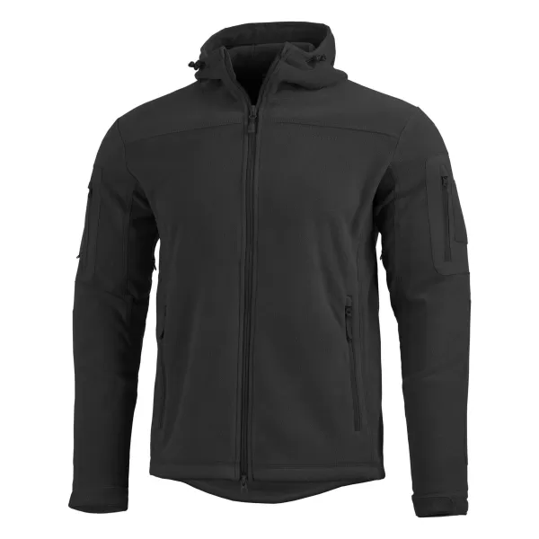  Pánska fleecová mikina PENTAGON HERCULES 2.0 FLEECE JACKET K08026 BLACK 