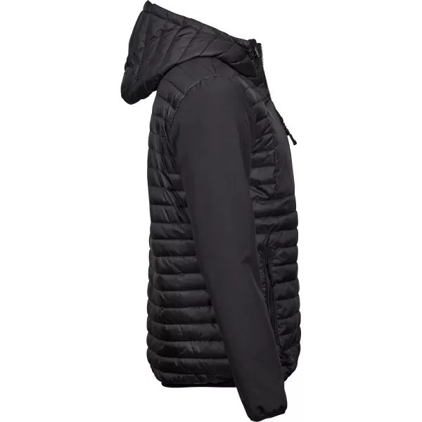  Pánska bunda TEE JAYS | TJ 9628 BLACK/BLACK 