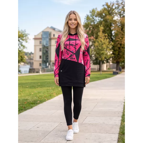  Dámska mikina KIXMI VONITA RUŽOVÁ 