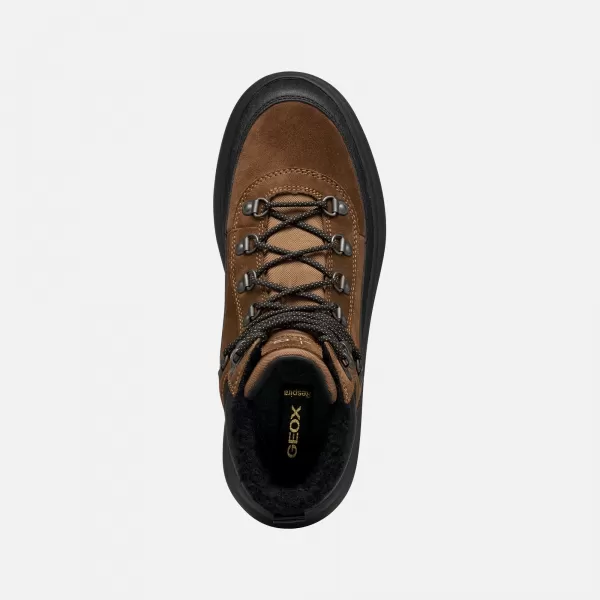  Pánske topánky GEOX GRANITO + GRIP B A G011188 TMAVO HNEDÁ 