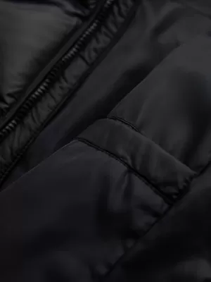 Pánska bunda OMBRE OM-JAHP-0303 ČIERNA