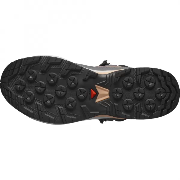  Dámske topánky SALOMON X-ADVENTURE COLDRUSH WATERPROOF W ETHEREA/ŽELEZNÁ/MAHAGÓNOVÁ RUŽA 