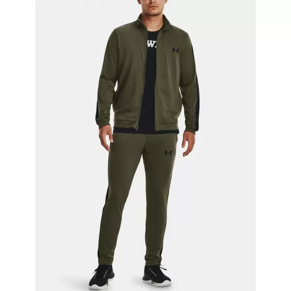  Pánska súprava UNDER ARMOUR UA KNIT TRACK SUIT 1357139-390 ZELENÁ 