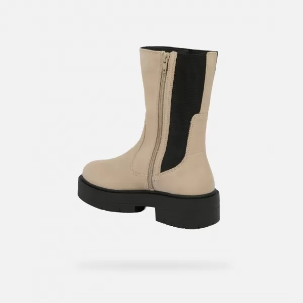  Dámske topánky GEOX SPHERICA EC7 G015004 BÉŽOVÁ 