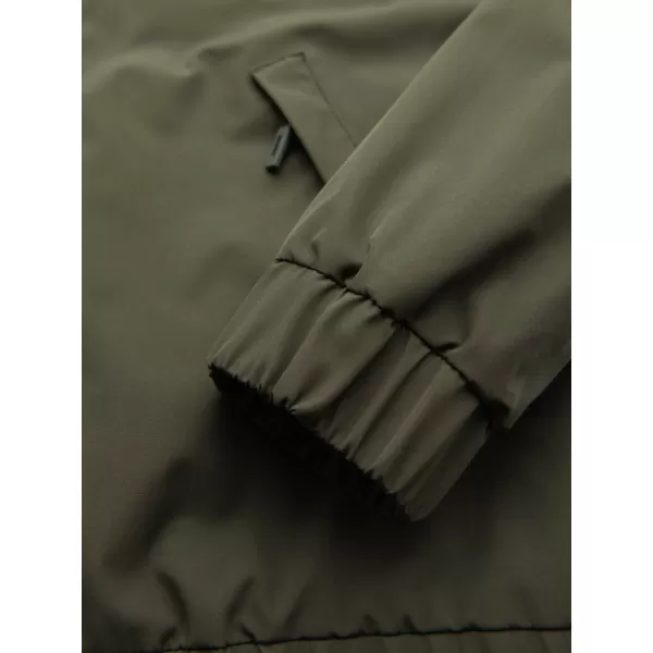  Pánska bunda OMBRE OM-JANP-0225 OLIVOVÝ 