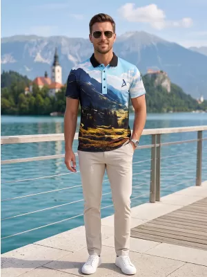 Pánske funkčné tričko s prémiovým golierom ALTISPORT VOJ/ALM116TR05 HORY