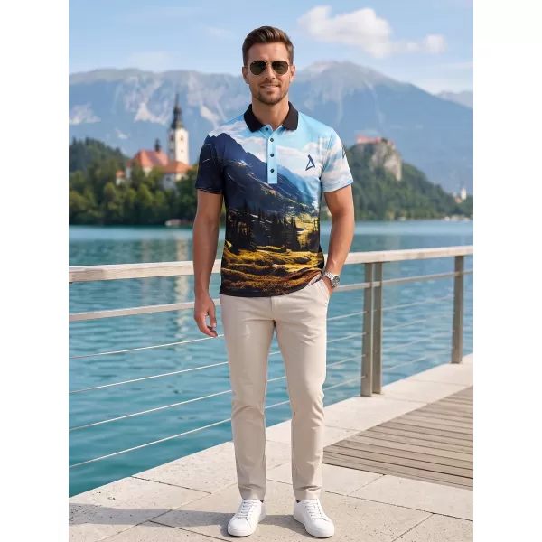  Pánske funkčné tričko s prémiovým golierom ALTISPORT VOJ/ALM116TR05 HORY 