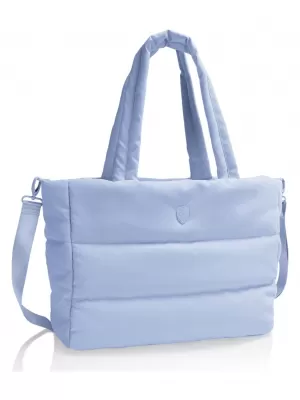 Taška HEYS PUFFER TOTE BAG SVETLOMODRÁ