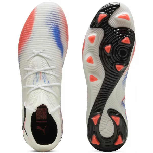  Pánske topánky PUMA FUTURE 8 PRO FG/AG 10858801 WHITE/ BIELA/PUMA ČIERNA/ŽIARIACA ČERVENÁ 