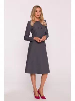 Šaty STYLOVE S413 SIVÁ