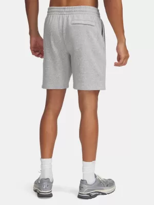 Pánske šortky UNDER ARMOUR UA ICON FLEECE SHORT 1380377-011 SIVÁ