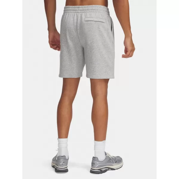  Pánske šortky UNDER ARMOUR UA ICON FLEECE SHORT 1380377-011 SIVÁ 