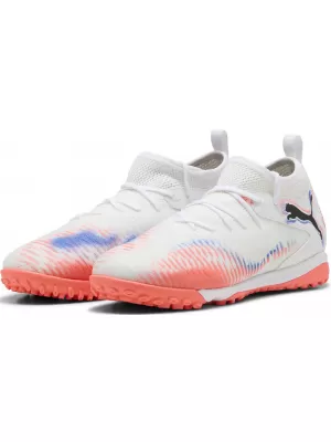 Detská obuv PUMA FUTURE 8 MATCH TT + MID JR 10861601 WHITE/ BIELA/PUMA ČIERNA/ŽIARIACA ČERVENÁ