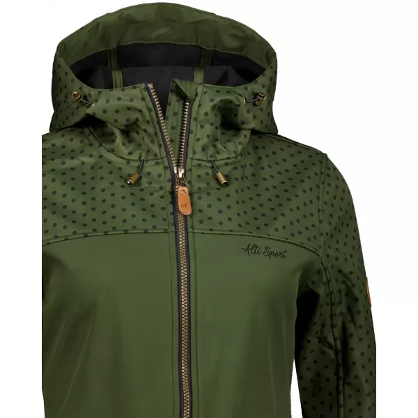  Dámska bunda softshell ALTISPORT GEMEE KHAKI 
