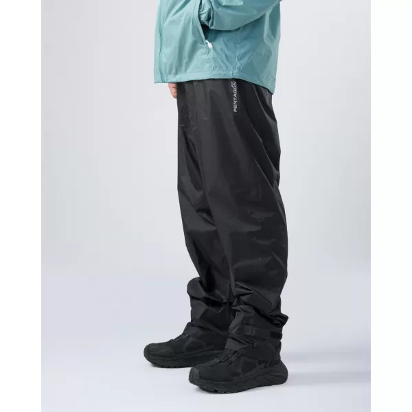  Nohavice PENTAGON CLOUDBURST PACKABLE UNISEX RAIN PANTS K07021 ČIERNA 