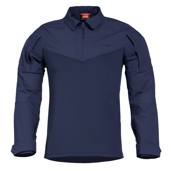  Pánske tričko s dlhým rukávom PENTAGON RANGER SHIRT K02013 POLNOČNÁ MODRÁ 