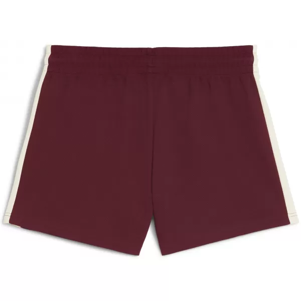 Dámske šortky PUMA T7 PINTUCK SHORTS 4' 63213996 RUBÍNOVÝ LESK 