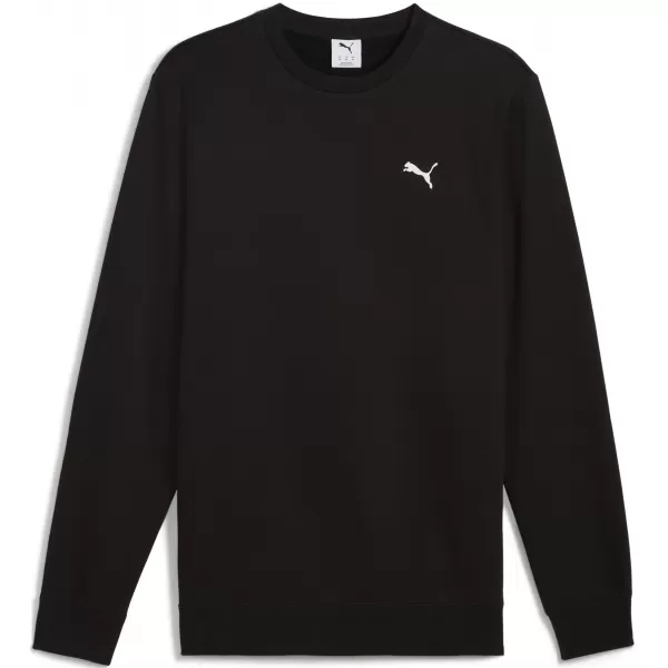  Pánska mikina PUMA ESS CREW FL 68256601 PUMA BLACK 