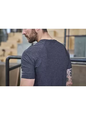 Pánske tričko TEE JAYS | TJ 7020 BLACK MELANGE