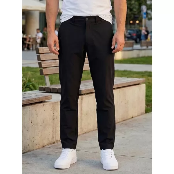 Pánske nohavice ALTISPORT ATS TROUSER SLIM-FIT ČIERNA 
