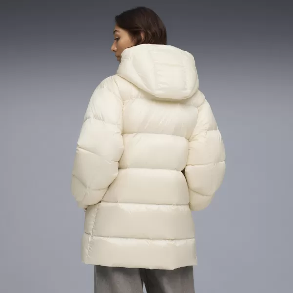 Dámsky kabát PUMA STYLE HOODED DOWN JACKET 68838987 ALPSKÝ SNEH 