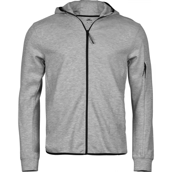  Pánska bunda TEE JAYS | TJ 5706 HEATHER GREY 