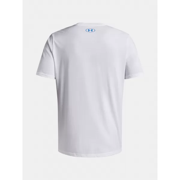  Pánske tričko UNDER ARMOUR UA TRIPLE STACK LC LOGO SS BIELA 