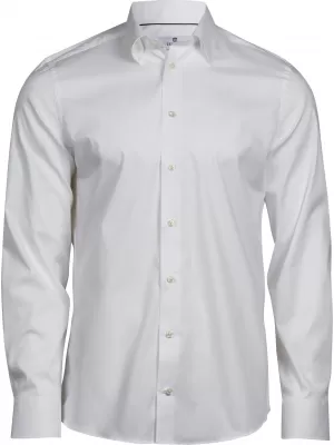 Pánska košeľa TEE JAYS | TJ 4024 WHITE