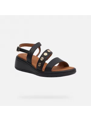 Dámske sandále GEOX MELICONIA G000972 ČIERNA