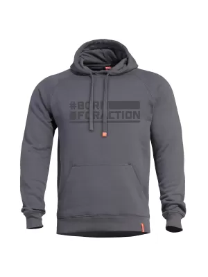 Mikina PENTAGON PHAETON HOOD SWEATER K09021-BA ŠKVÁROVÁ ŠEDÁ