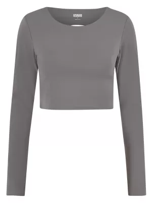 Dámske tričko URBAN CLASSICS TB7807 SENIOR GREY