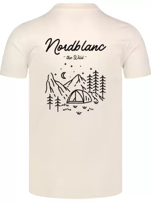 Tričko NORDBLANC CAMPING NBSMT8157 KRÉMOVÝ