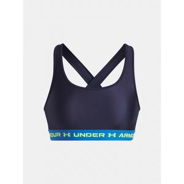  Dámska podprsenka UNDER ARMOUR CROSSBACK MID BRA 1361034-403 MODRÁ 