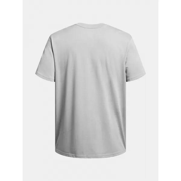  Pánske tričko UNDER ARMOUR UA HW ARMOUR LABEL SS 1382831-011 SIVÁ 