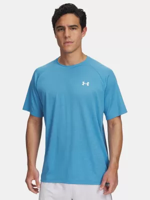 Pánske tričko UNDER ARMOUR UA TECH TEXTURED SS 1382796-453 MODRÁ