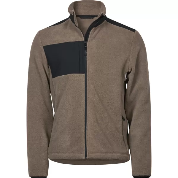  Pánska mikina TEE JAYS | TJ 9120 CLAY/BLACK 