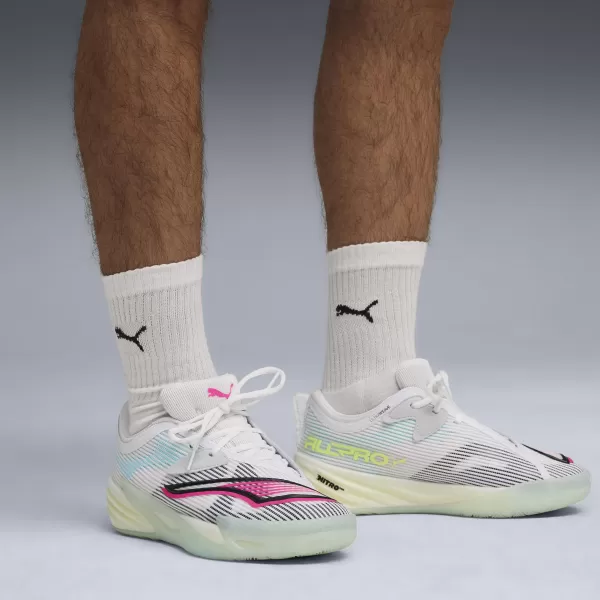  Topánky PUMA ALL-PRO NITRO™ 2 31152101 PUMA WHITE/MINT MELT 