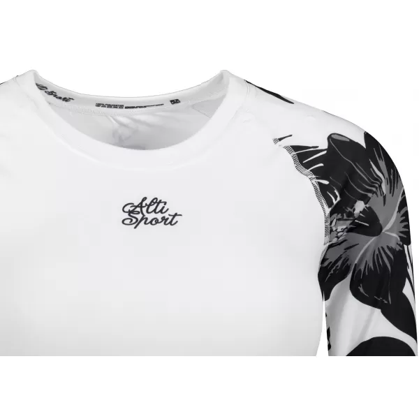  Dámsky funkčný prémiový crop top ALTISPORT VOJ/ALW115TR04 ČIERNOBIELY 