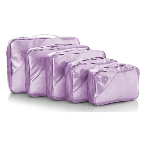  Sada organizátorov HEYS METALLIC PACKING CUBE 5PC ORGOVÁN 