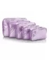 Sada organizátorov HEYS METALLIC PACKING CUBE 5PC ORGOVÁN
