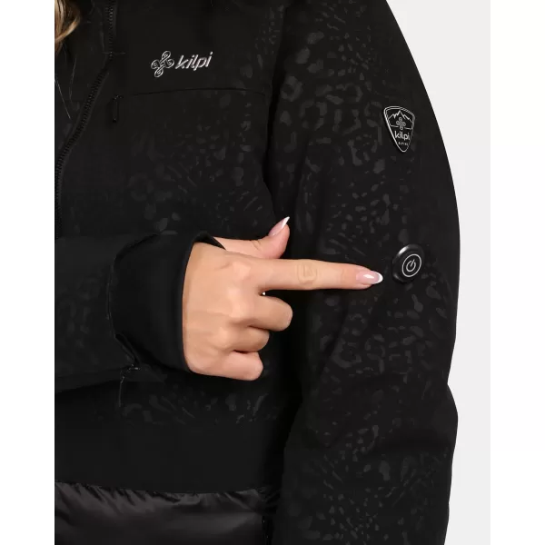  Dámska lyžiarska bunda KILPI LENA-W ZL0106KI ČIERNA 
