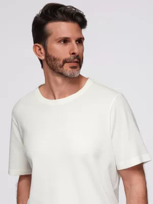 Pánske tričko OMBRE OM-TSCT-0197 ROZBITÁ BIELA