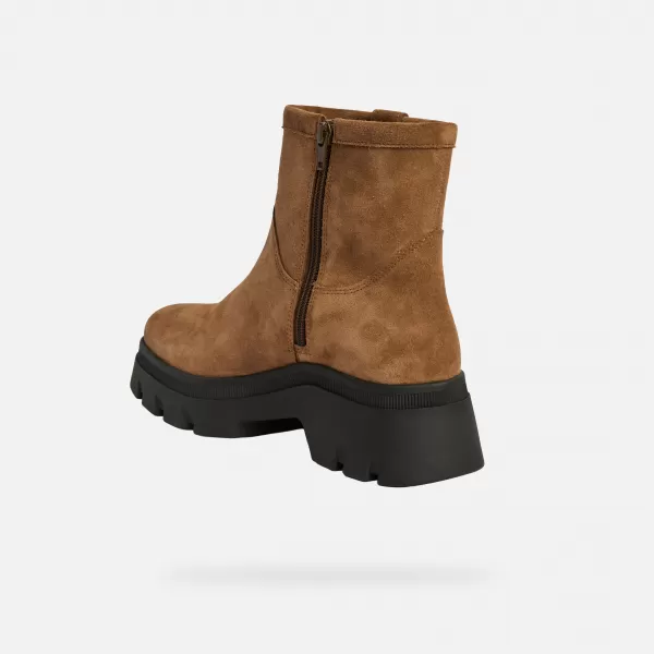  Dámske topánky GEOX PLUETTE G009562 SVETLO HNEDÁ 