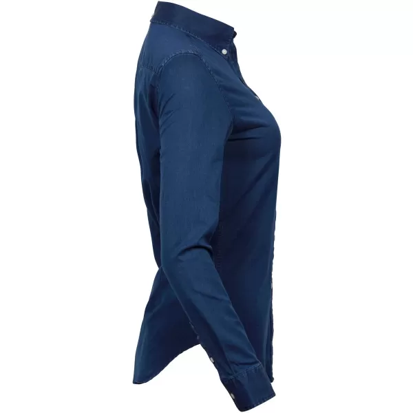 Dámska košeľa TEE JAYS | TJ 4003 INDIGO BLUE 