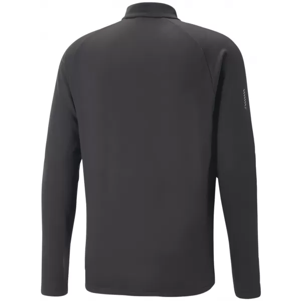  Pánska mikina PUMA RUN CLOUDSPUN KNIT 1/2 ZIP 52327201 PUMA BLACK 