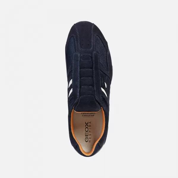  Pánske tenisky GEOX SNAKE G002632 TMAVO MODRÁ 