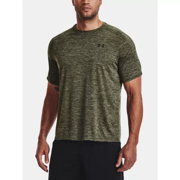  Pánske tričko UNDER ARMOUR UA TECH 2.0 SS TEE 1326413-390 ZELENÁ 